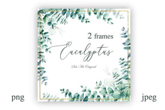 Download Greenery Eucalyptus Square Frame/border - Premium Resources